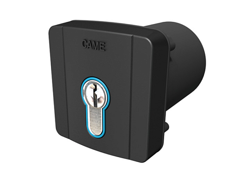 Купить Встраиваемый ключ-выключатель CAME SELD2FDG с цилиндром замка DIN и синей подсветко с доставкой и установкой в Аксае