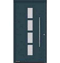 Двери входные алюминиевые  ThermoPlan Hybrid Hormann – Мотив 501 в Аксае