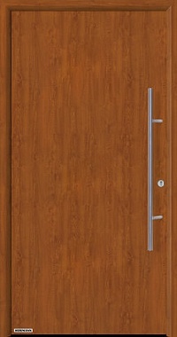Заказать входные двери Hormann Thermo 65, Мотив 010 с декором поверхности под древесину в Аксае