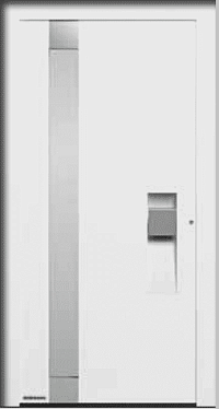 Двери входные алюминиевые ThermoCarbon Hormann - Мотив 306 в Аксае