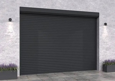 Рулонные ворота для гаража Алютех Trend с алюминиевым профилем PD/77 и высокой защитой от взлома с доставкой в Аксае 